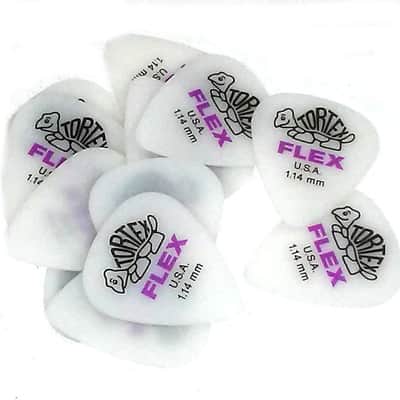Dunlop Guitar Picks Flex Standard 12 Pack 1.14mm Extra Heavy  (428P1.14) image 1