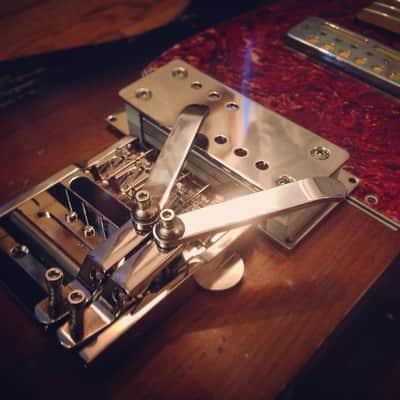 Pre-Order Waterslide Coodercaster Strat/Tele+Lollar 'Supro' Lap Steel, Mojo,Teisco Gold Foil Pickups image 25