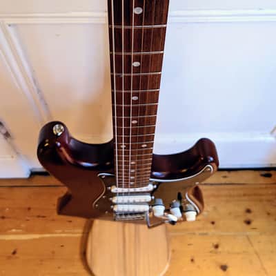 Squier Stratocaster w/ Fender Player Pickups - Walnut Satin Finish image 4