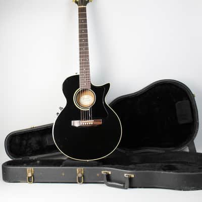 Guild Songbird Black Vintage Thinline Acoustic Electric Guitar w/OHSC image 1