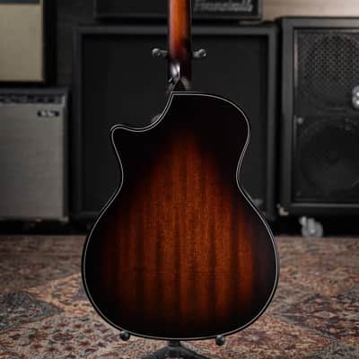 Taylor Next Generation Builder's Edition 324ce Grand Auditorium Acoustic/Electric Guitar - Tobacco Kona Burst with Hardshell Case image 7