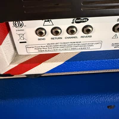 Orange Limited Edition Union Jack Rockerverb 50 MKII / 2x12 Cab Set image 18