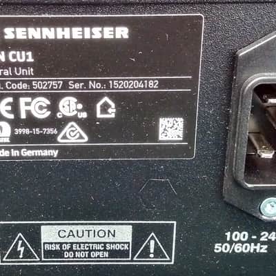 Sennheiser ADN CU1-UK Audio Distribution Network Central Control Unit image 14