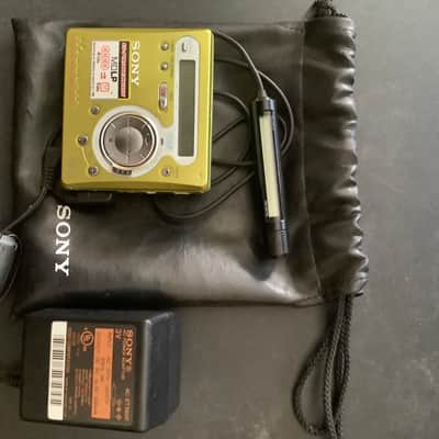 Sony MZ-R700 1996 Metallic Lime Green Walkman Recorder image 2