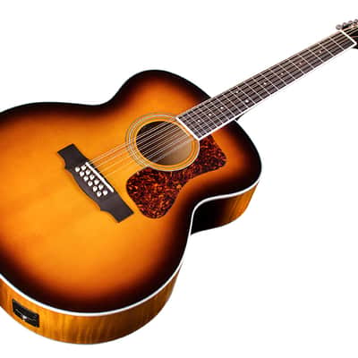 Guild F-2512E Deluxe Antique Burst 12-string Acoustic Electric Open Box (has small ding) Bild 14
