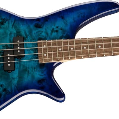 Jackson JS Series Spectra Bass JS2P, Laurel Fingerboard, Blue Burst image 3