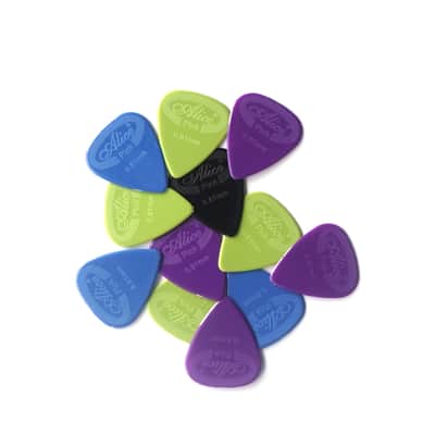 12x Super Grip Guitar Picks Plectrums Alice Acoustic Electric - Choice of Gauge - 0.81mm image 6