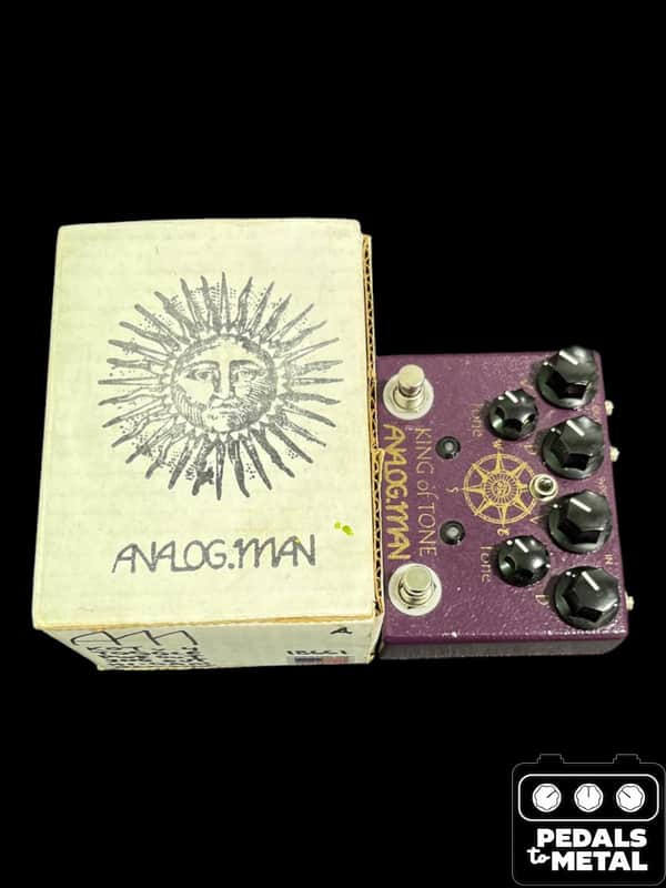 Analogman King of Tone V4 Toggle, PWR Out, 2nd Out, Hi Gain Red Side - Present - Graphic - X19479