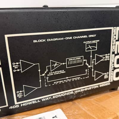 Tapco 2200 2 Channel 10 Band Graphic Equalizer imagen 12