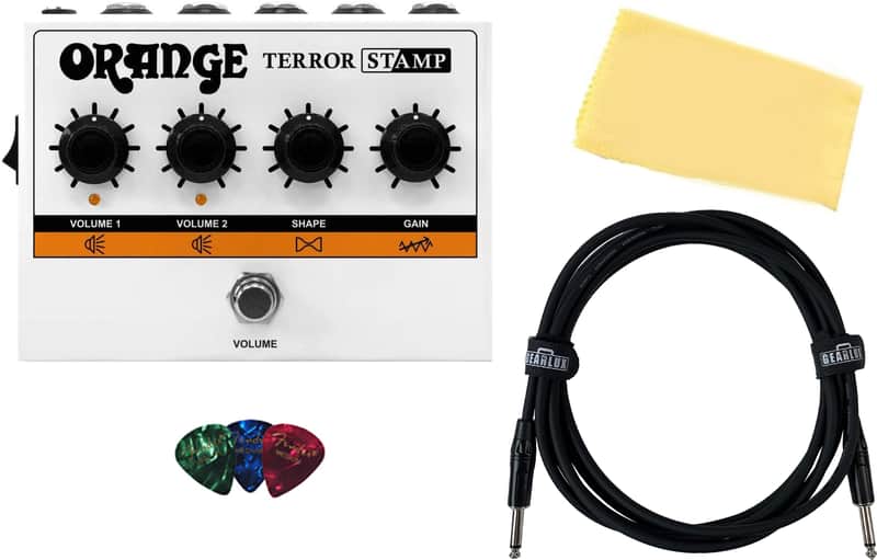 Orange Terror Stamp Guitar Amplifier Pedal w/ Instrument Cable image 1