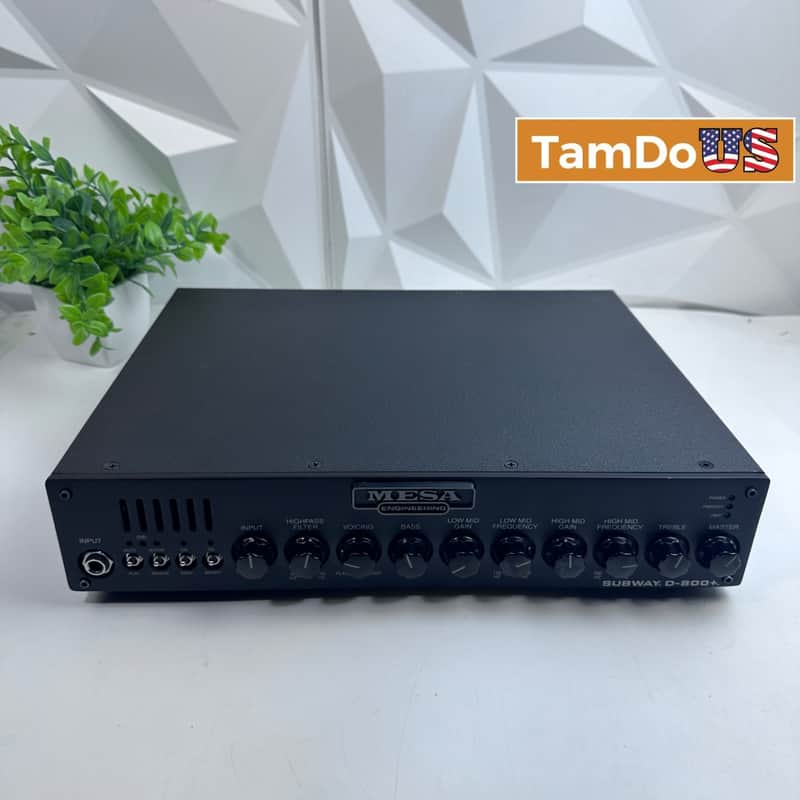 Mesa Boogie Subway D-800+ Lightweight 800-Watt Class D Bass Amplifier Head D8P image 1