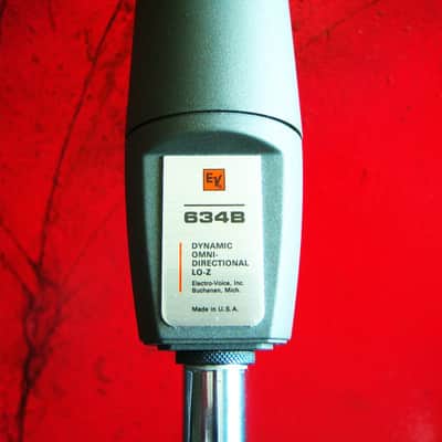 Vintage 1980's Electro-Voice 634B / 641 / 634BSR / 638 Omnidirectional Dynamic Microphone Hi Z w accessories HAM radio image 9