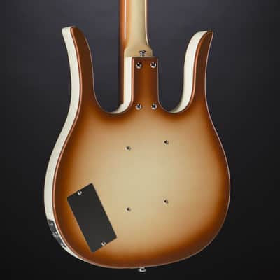Danelectro 58 Longhorn Bass Copper Burst - 4-String Electric Bass image 7