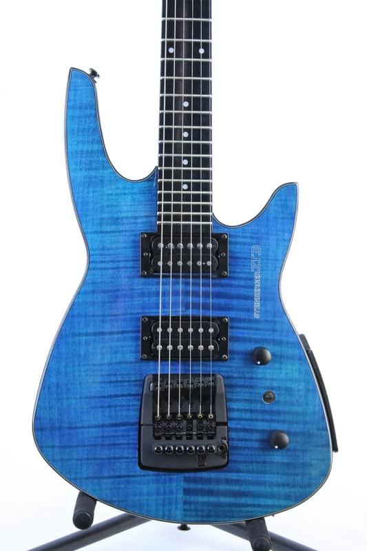 Steinberger ZT3 'Trans Trem' Custom Electric Guitar Trans Blue