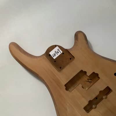 Solid Mahogany Wood Bass Guitar Body image 2