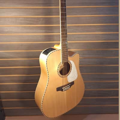 Takamine GD74CE-12U 2025 - Natural Gloss - Flame Maple Body - Unison 12-String - TP-36 Electronics - Professional Set Up image 6