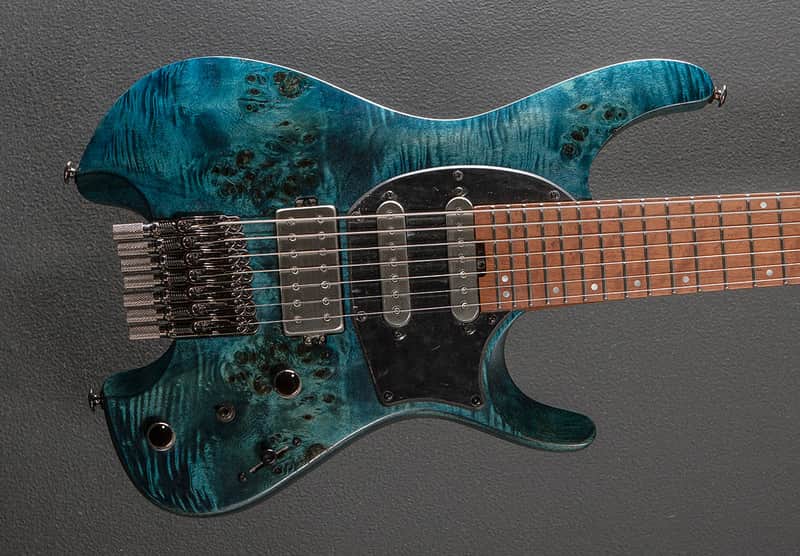 Ibanez Q547PB 7 String - Cosmic Blue Low Gloss image 1