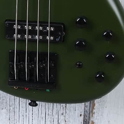 Jackson X Series Spectra Bass SBX IV Electric Bass Guitar Matte Army Drab image 4