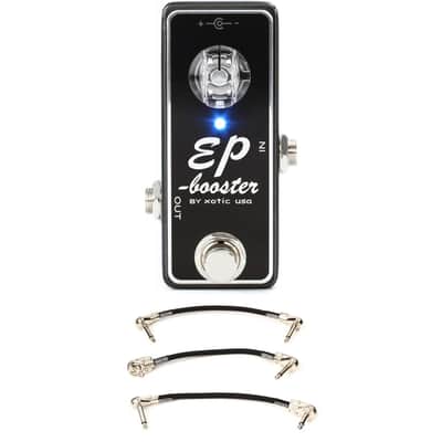 Xotic EP Booster Mini Boost Pedal with 3 Patch Cables image 1