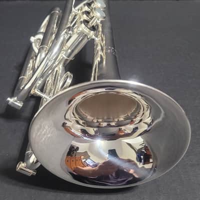 Getzen Capri Series Cornet Shepherd's Crook ,2 Mouthpieces & Hardcase . 1992 - Silver plated image 12