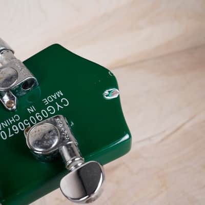 Gretsch G5135GL Electromatic G. Love Signature Corvette 2009 Phili-Green w/ Competition Stripe w/ Bag image 12