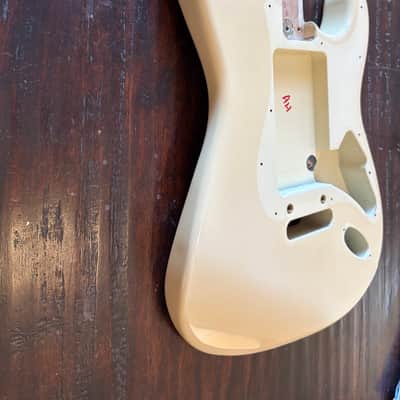 Fender American Standard Strat Plus Jeff Beck Stratocaster Body 1989 - antique white image 15