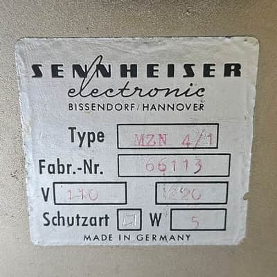 Upadate:raw samples Sennheiser MKH-104 (Pair) Condenser Omnidirectional RF circuitry microphone with original power supply image 11