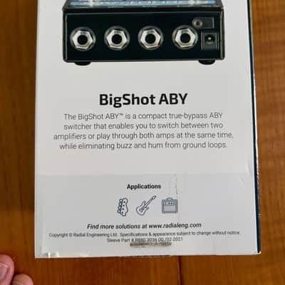 Radial BigShot ABY Amp Switcher - Mint w/Box & Documentation image 8