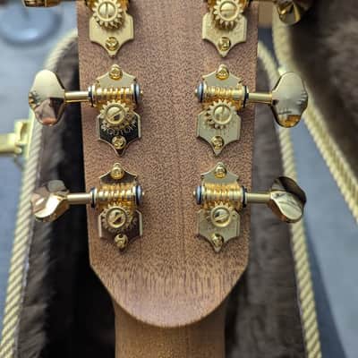 Boucher SG-41 GM Acoustic, w/case, setup review, shirt, strap choice & shipping image 10