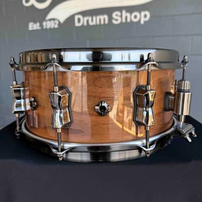 Mapex Black Panther Goblin 5.5x12 Walnut Snare Drum with Mount image 4