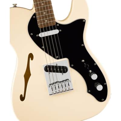 SQUIER - Affinity Series Telecaster Thinline  Laurel Fingerboard  Black Pickguard  Olympic White - 0378271505 image 2