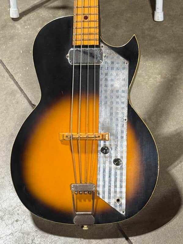 Kay Value Leader Bass 1960 - so cheap & cool she plays great too ! image 1