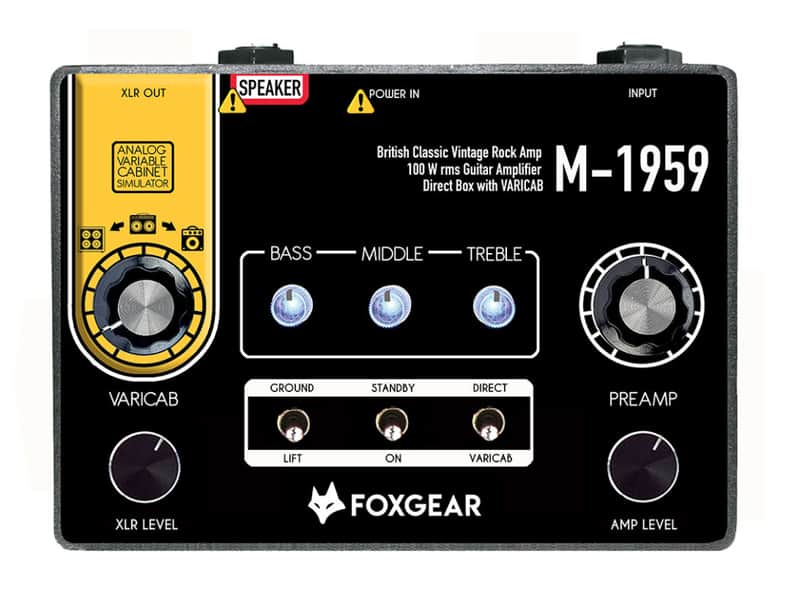 Foxgear M-1959 100W Classic British Rock Guitar amplifier image 1