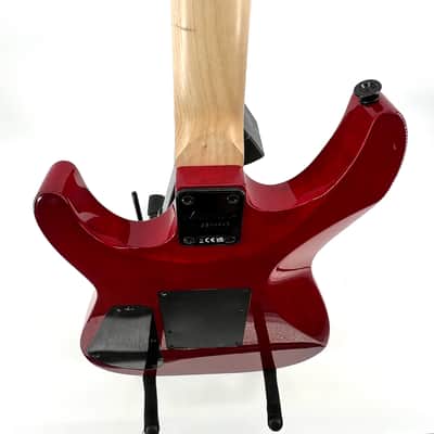 Jackson JS34Q Dinky DKA-M 2023 - Transparent Red Quilt Maple Top image 12
