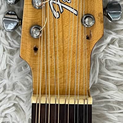 Fender Santa Maria, 12 string Acoustic Dreadnought Size Guitar w/ hardshell Case image 9
