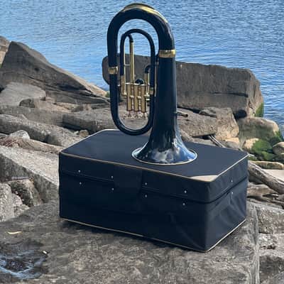 Euphonium 3 Valve Custom Black Gold Colour image 11
