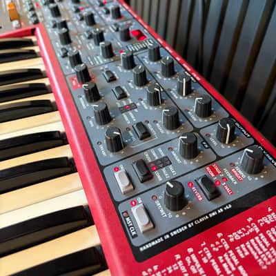 Nord Lead 4 49-Key 20-Voice Polyphonic Synthesizer 2013 - 2020 - Red image 2
