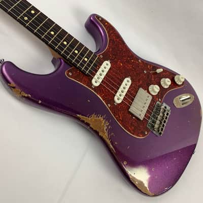 LsL Instruments Saticoy 22 Classic S Purple Sparkle Heavy Age Relic HSS - Brand New with case image 5