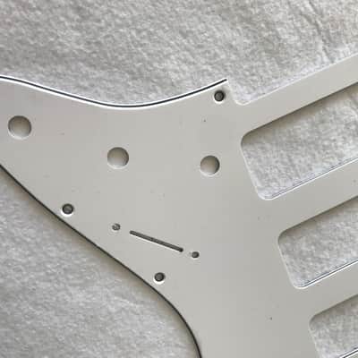 For Fender Stratocaster Strat P90 3 Pickup Guitar Pickguard,3 Ply White image 3