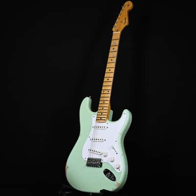Fender Custom Shop Limited Edition Fat '54 Stratocaster Relic/ Closet Classic Hardware- Super Faded Aged Surf Green 2024 (LXX0565) image 12