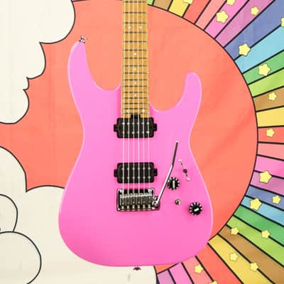 Charvel Pro-Mod DK24 HH 2PT CM, Caramelized Maple Fingerboard, Bubblegum Pink image 2
