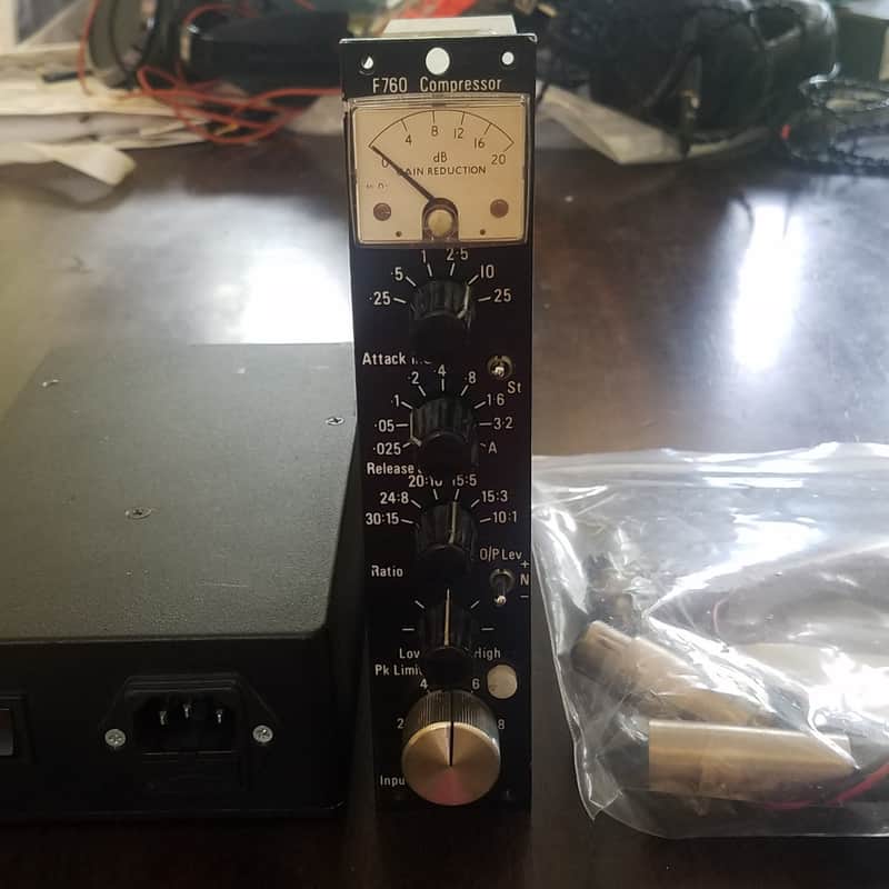 Helios F760 Compressor Limiter Early 70s Serviced W/ I/O & PSU ADR Compex image 1