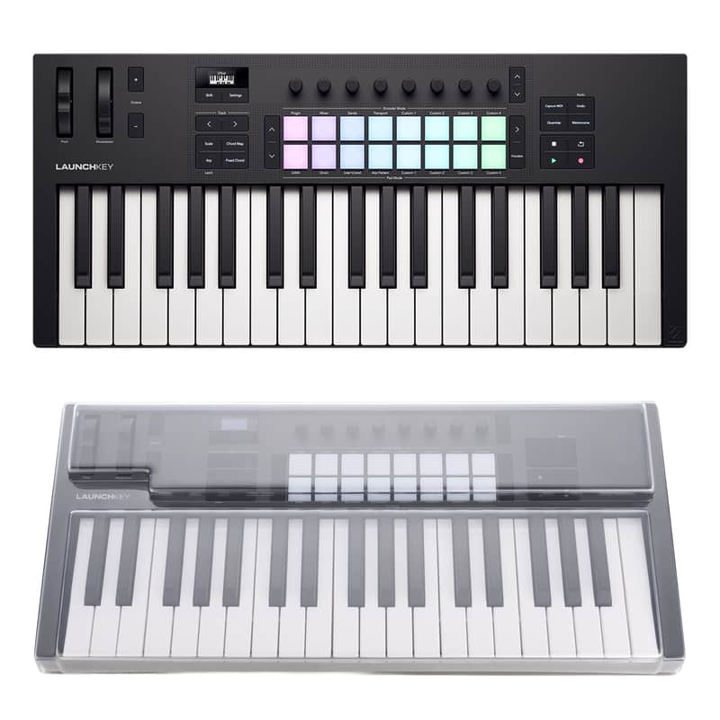 Novation Launchkey 37 MK4 MIDI Keyboard Controller + Decksaver Cover image 1