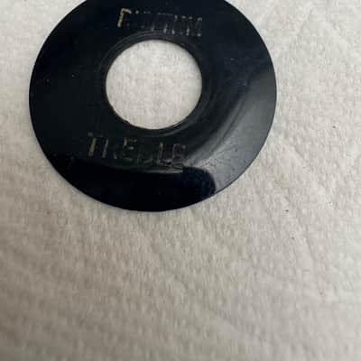 Gibson Vintage Les Paul, SG, ES, 3 Way Switch Plate Poker Chip Thin 1961 1962 1963 1964 1959 -1963 - black image 1