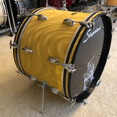 Slingerland Yellow Satin Flame 12/13/16/20 imagen 16