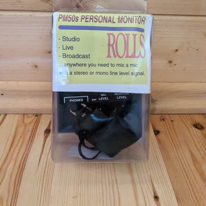 2017 Rolls PM50s Personal Monitor Amplifier Black