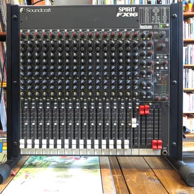 Soundcraft  Spirit FX16 Mixer with Lexicon FX & table stand image 2