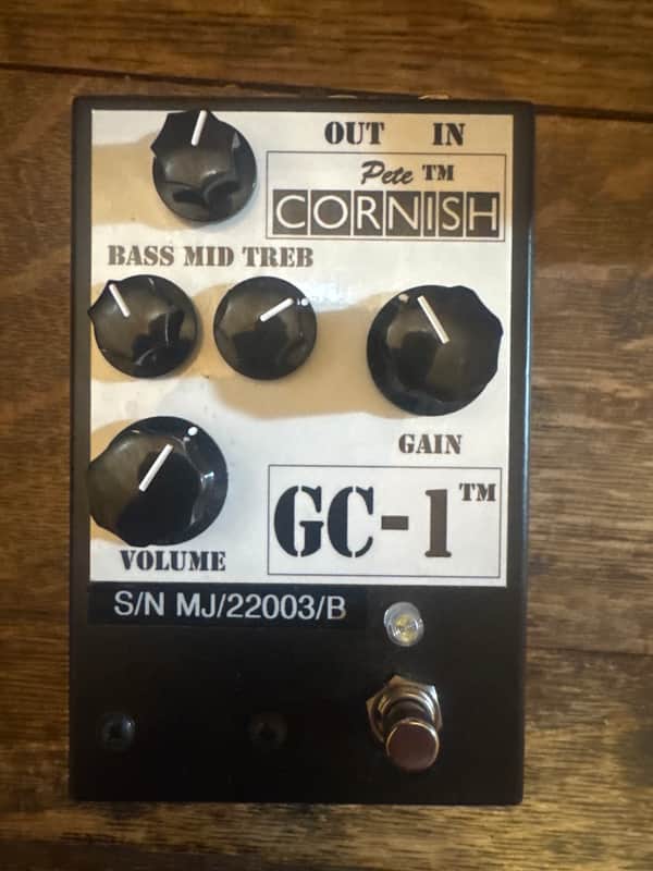 Pete Cornish GC-1 Battery Free 2020’s - Black image 1