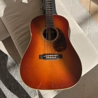 Pre-War Guitars Co. 12 Fret Dreadnought IRW w/Herringbone, Iced Tea Distress Level 2 image 1