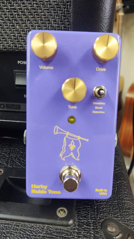 Harby Pedals Noble Tone overdrive New - Purple image 1